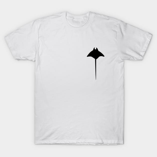 Manta ray T-Shirt by InStormDesigns